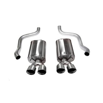 Corsa 2005-2007 Chevrolet Corvette C6 6.0L V8 Black Sport Axle-Back Exhaust