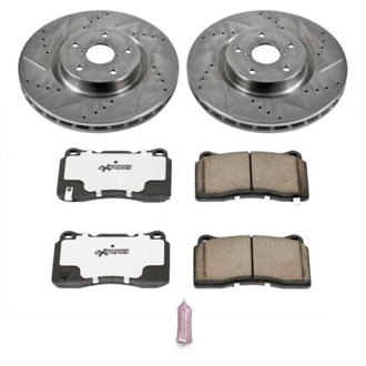 Z26 Street Performance Ceramic Brake Pad and Drilled & Slotted Rotor Kit