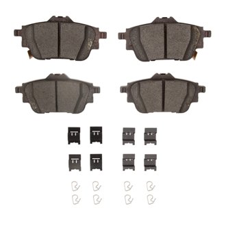 R1 2020-2025 Nissan Sentra Rear R1 Ceramic Pads & Hardware Kit