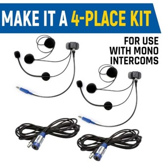 Rear Seat Expansion Kit W/ Helmet Kits Or Headsets/Alphabass Headset - Behind The Head