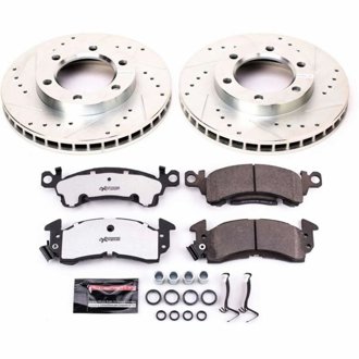 Z26 Street Performance Ceramic Brake Pad and Drilled & Slotted Rotor Kit