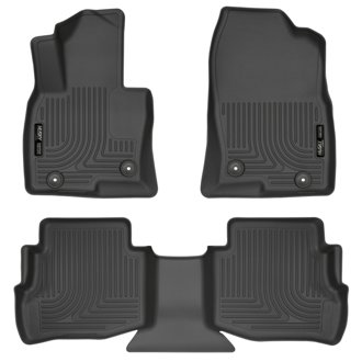 2017 Mazda CX-9 WeatherBeater Floor Liner (Front and Second Rows) - Black