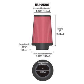 Universal Clamp-On Air Filter
