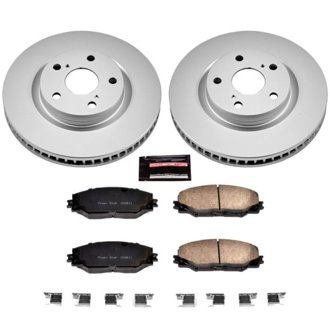 Evolution Coated Rotor And Low-Dust Ceramic Brake Pad Kit