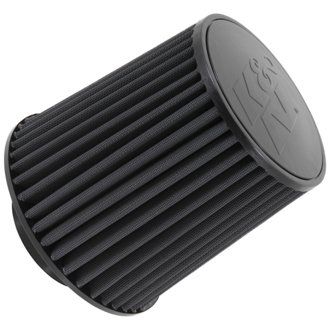 Universal Rubber Filter-Round Tapered 4in Flange ID x 8in Base OD x 6.625in Top OD x 8in H