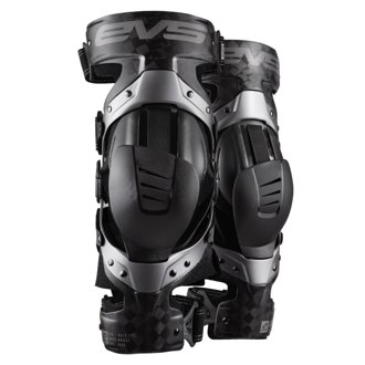 Evs Axis Sport Knee Brace Pair Black/Black/Grey - Xl