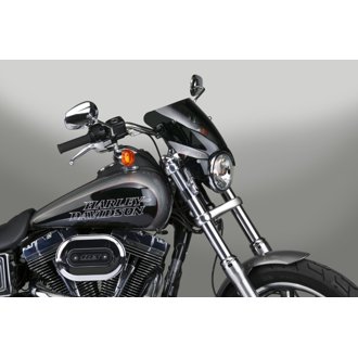 Fits 44-51 mm. O.D. Mohawk Chrome Hardware/Straight Bracket/Windshield-Dark Tint