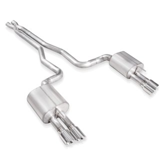 2014-16 Chevy SS Exhaust 3in X-Pipe Chambered Mufflers Polished Tips