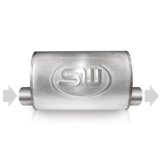 2.5in ID OFFSET INLET/ 2.5in OD OFFSET OUTLET (ON SAME SIDE) 5inX9in