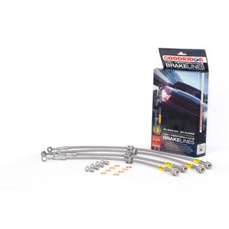 01-03 Mazda Protege 5 / 01-03 Protege (Rear Disc - Inc MP-3/MazdaSpeed) SS Brake Line Kit