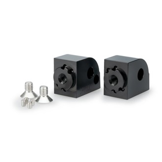 Adaptor Adjustable Passenger Footpeg Black