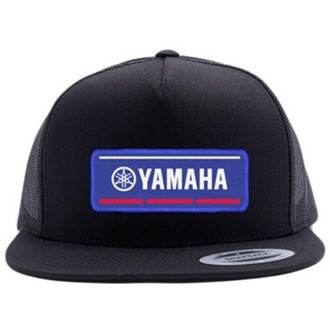 Yamaha Vector Snapback Hat / Black-Grey Mesh Os