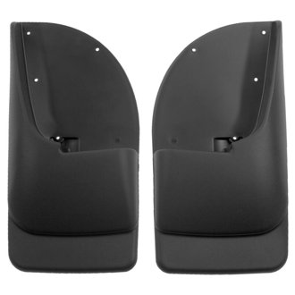 99-09 Ford F-250/F-350 SuperDuty Custom-Molded Rear Mud Guards (w/o Flares