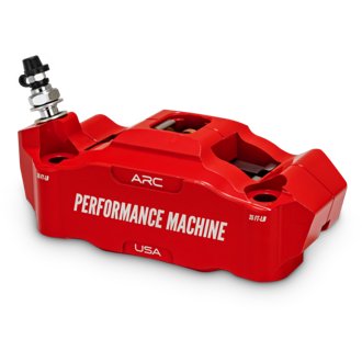 125 x 4 Race Series Radial Mount Caliper with ARC - Left - Red