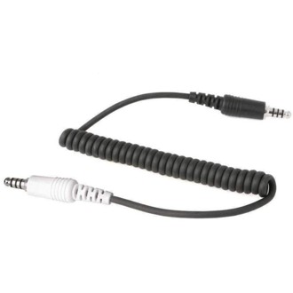 IMSA 4C Harness to Stilo Helmet Coil Cord Adapter
