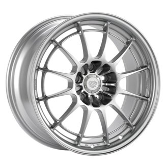 NT03+M 18x9.5 5x114.3 27mm Offset 72.6mm Bore F1 Silver Wheel