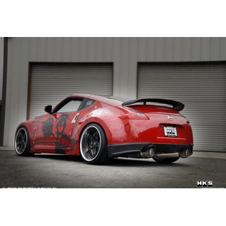 09-21 Nissan 370z Dual Hi-Power Ti. Tip Catback Exhaust (SUS304 NO COATING