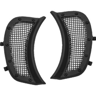Mesh Headlight Vent Accents Black