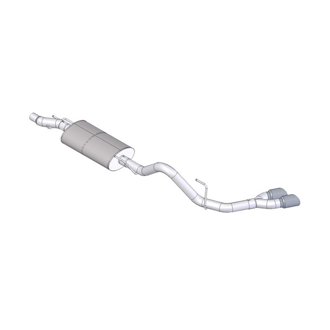 Corsa 2011-2014 Ford F-150 EcoBoost 3.5L V6 Black Sport Cat-Back Exhaust