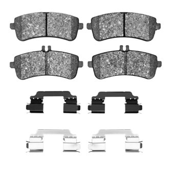 R1 15-17 Mercedes-Benz S600 Rear Ceramic Pads & Hardware Kit