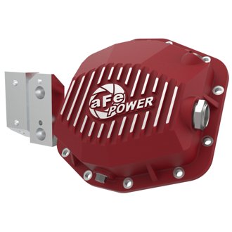 Pro Series Dana M220 Rear Differential Cover Red w/ Machined Fins
