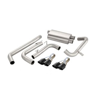 Corsa 1998-2002 Chevrolet Camaro Convertible Z28 5.7L V8 LS1 Black Tip Sport Cat-Back Exhaust