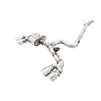 AWE SwitchPath™ Exhaust for MK7 Golf R - Chrome Tips, 102mm