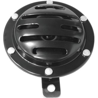Bikers Choice Black Slotted Horn 12V Universal