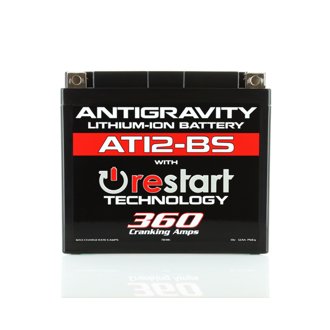 Antigravity YT12-BS Lithium Battery w/Re-Start