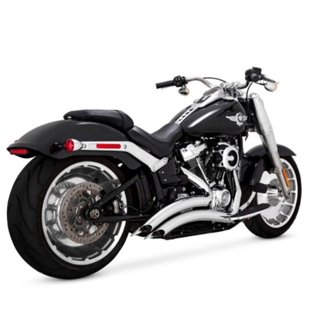 HD Fatboy/Brkout 18-22 Big Radius 2-2 Chrome PCX Full System Exhaust