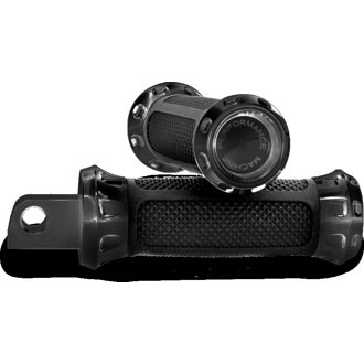 Footpegs Overdrive - Black Ano