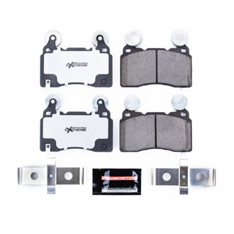 Z26 Performance Carbon-Fiber Ceramic Brake Pads with Hardware Kit