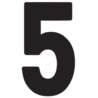FX 2015 NUMBERS PRO 4" BLACK 5