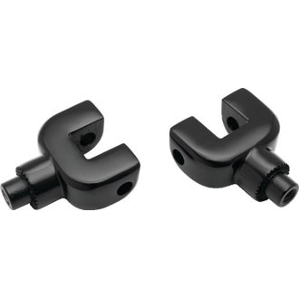Splined Passenger Peg Adapter Indian Black