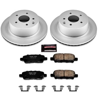 Evolution Coated Rotor And Low-Dust Ceramic Brake Pad Kit