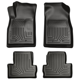 11-12 Chevrolet Volt WeatherBeater Combo Black Floor Liners