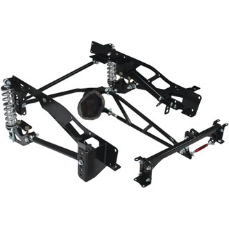 Rear Suspension, Med, S-Adj, GM 12 Bolt, 73-87 C10, Sgl Adjust, 200 Lb Springs
