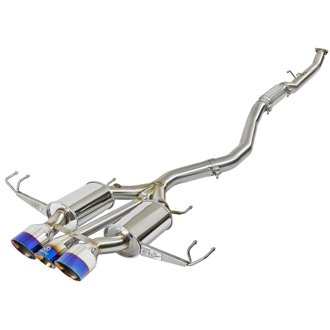 Takeda 3 IN 304 Stainless Steel Cat-Back Exhaust System w/ Blue Flame Tip