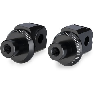 Adaptor Passenger Footpeg Black