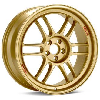 RPF1 18x8 5x100 45mm Offset 56mm Bore Gold Wheel 02-10 WRX & 04 STI