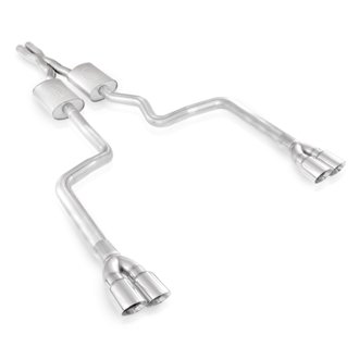 2008-14 Challenger 3in Catback X-Pipe Chambered Mufflers 3-1/2in Tips