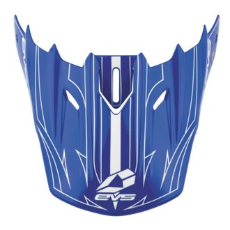 EVS T5 Pinner Visor - Blue/White