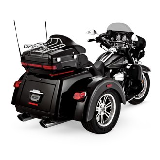 HD Dresser 95-16 Twin Slash Round Slip-On Exhaust