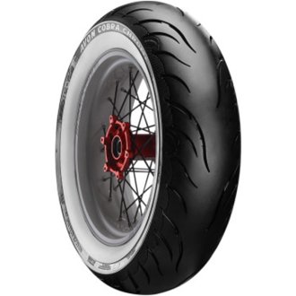 Avon Cobra Chrome AV92 White Sidewall Rear Tire - 150/70-18 76V 1DK