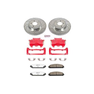 Z26 Street Performance Ceramic Brake Pad, Drilled Slotted Rotor, and Caliper Kit