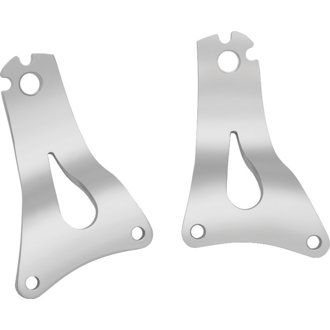 Fixed Mounts Multi-Purpose Driver & Passenger Backrest 14 and Up Touring Models Chrome