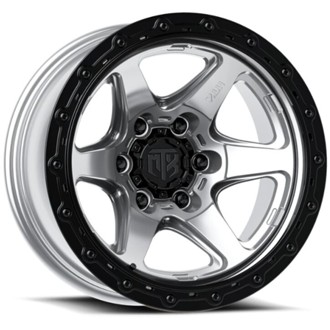 MTX Spitfire 6 Machined w/Black Ring 22x10in / 6x139.7 BP / -18mm Offset / 106.1mm Bore