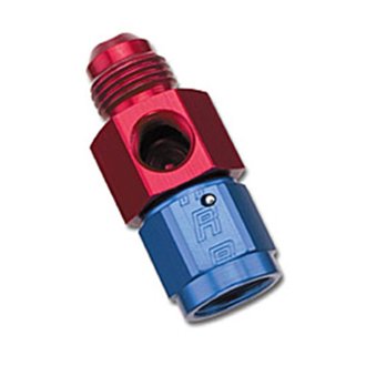 Performance -6 AN Fuel Pressure Take off (Red/Blue