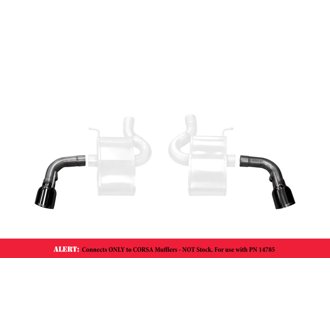 Corsa 2016-24 Chevy Camaro SS 2.75in Inlet / 4.5in Outlet Black PVD Tip Kit (For Corsa Exhaust Only)