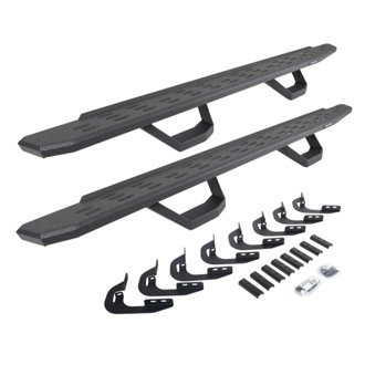RB30 Running Boards with Mounting Brackets, 2 Pairs Drop Steps Kit
